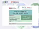 Insights from the ToMI Study: Early dietary protein and its role in obesity prevention