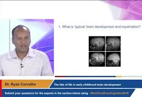 The fats of life in early childhood brain development Live session with Dr. Ryan Carvalho 31Oct 2019