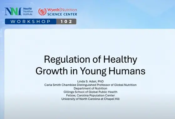 The Regulation of Healthy Growth in Young Humans