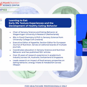 ‘Learning to Eat’: The Role of early life texture experience in the development of eating behaviours